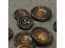 Horn Buttons U5834 Coffee